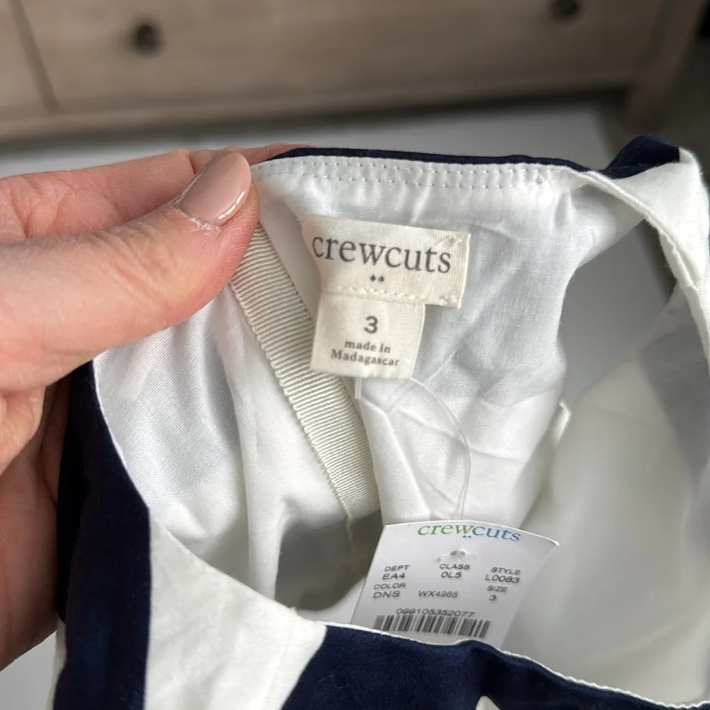 J. Crew girls striped dress
